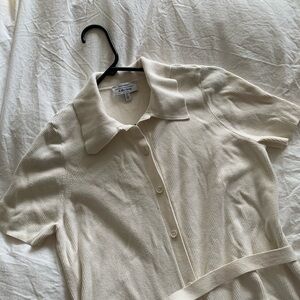 And Other Stories Fitted Midi Button Shirt Dress